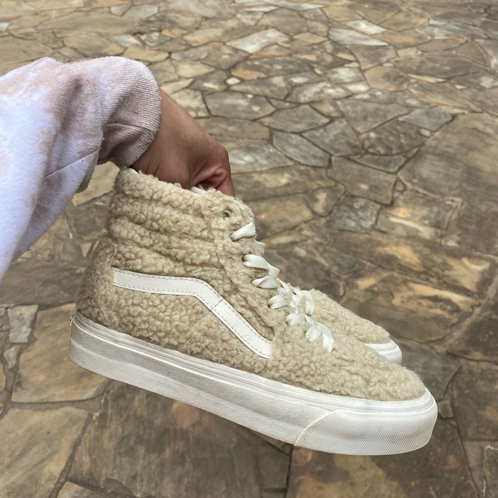 Vans Vans Women SK8 Hi Tapered Cozy Hug Mojove Desert Sneakers Sz 7.5 Used